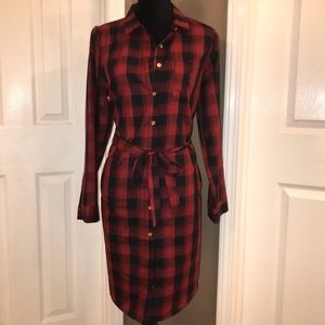Belted Shirt Dress